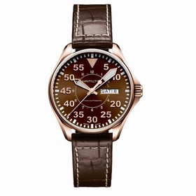 Hamilton Khaki Aviation Pilot PVD Gold (H64445595)