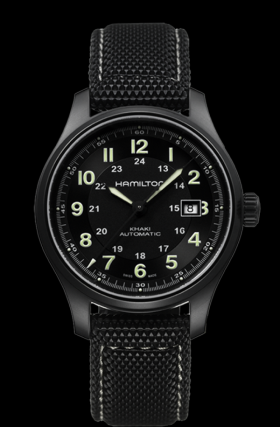 Hamilton Khaki Field Titanium Auto Black (H70575733)