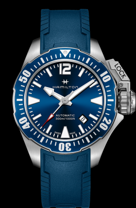 Hamilton Frogman Auto Blue Strap (H77705345)
