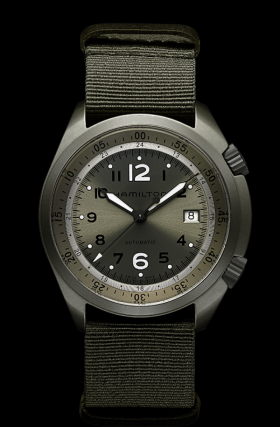 Hamilton Khaki Pilot Pioneer Alu Olive Green Auto (H80405865)