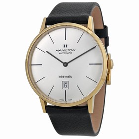Hamilton Intra-Matic Automatic Yellow Gold PVD Men's Watch H38735751