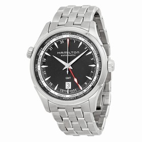 Hamilton Jazzmaster Black Dial GMT Stainless Steel Men's Watch H32695131