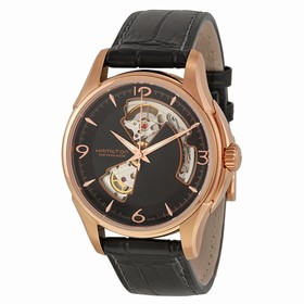 Hamilton Jazzmaster Open Heart Rose Gold Plated Case Automatic Men's Watch H32575735