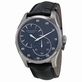 Hamilton Jazzmaster Regulator Automatic Blue Dial Black Leather Men's Watch H42615743