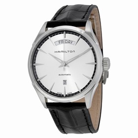 Hamilton Jazzmaster Silver Dial Black Leather Men's Watch H42565751