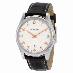 Hamilton Jazzmaster Thinline Silver Dial Brown Leather Men's Watch H38511513
