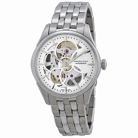 Hamilton Jazzmaster Viewmatic Automatic Skeleton Dial Stainless Steel Ladies Watch H32405111