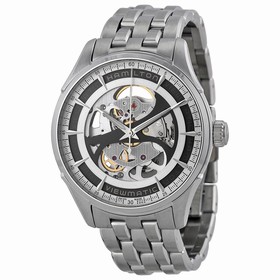 Hamilton Jazzmaster Viewmatic Grey Skeleton Dial Stainless Steel Men's Watch H42555151