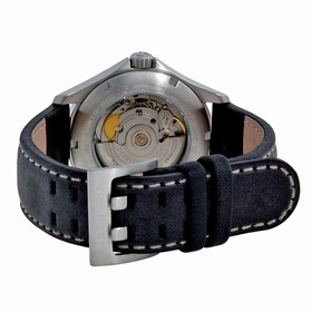 Hamilton Khaki Aviation Silver Dial Black Leather Men's Watch H76565725