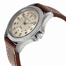 Hamilton Khaki Field King Automatic Beige Dial Men's Watch H64455523