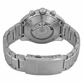 Hamilton Khaki Pilot Automatic Chronograph Silver Dial Stainless Steel Men's Watch H64666155
