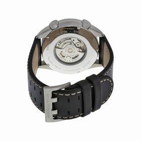 Hamilton Khaki Pilot Pioneer Automatic Black Dial Black Leather Men's Watch H76455733