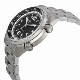 Hamilton Khaki Pilot Pioneer Automatic Black Dial Stainless Steel Men's Watch H76455133