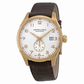 Hamilton Maestro Jazzmaster Automatic White Dial Brown Leather Men's Watch H42575513