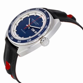 Hamilton Pan Europ Day-Date Navy Blue Dial Automatic Men's Watch H35405741