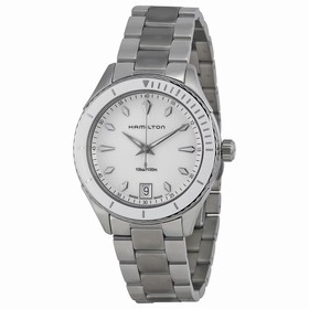 Hamilton Seaview White Dial Stainless Steel Ladies Watch H37411111