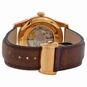 Hamilton Timeless Spirit Of Liberty Automatic Silver Dial Brown Leather Men's Watch H42445551