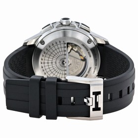 Hamilton X-Wind Khaki Automatic Chronograph Silver Dial Black Rubber Men's Watch H77726351