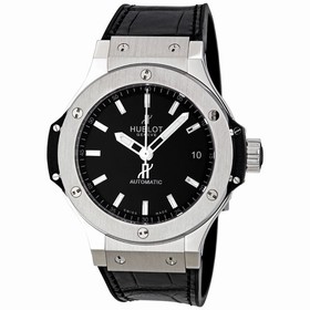 Hublot Big Bang Black Dial Automatic Black Alligator Men's Watch 365.SX.1170.LR