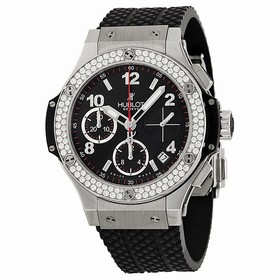 Hublot Big Bang Black Dial Automatic Black Rubber Men's Watch 342SX130RX114