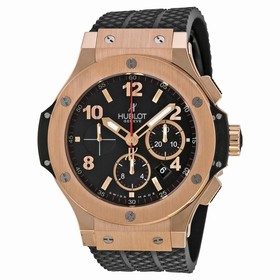 Hublot Big Bang Black Dial Black Rubber Men's Watch 301PX130RX