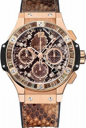 Hublot Big Bang Boa 18kt Rose Gold Diamond Chronograph Men's Watch 341.PX.7918.PR.1979