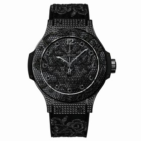 Hublot Big Bang Broderie Stainless Steel Black Diamond Set Limited Edition Ladies Watch 343.SV.6510.NR.0800