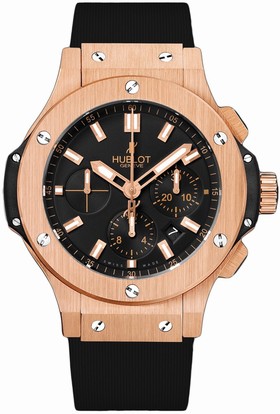 Hublot Big Bang Dial Black 18 kt Rose Gold Casual Men's Watch 301.PX.1180.RX