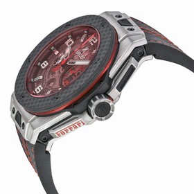 Hublot Big Bang Ferrari Chronograph Skeleton Dial Men's Watch 401.NQ.0123.VR