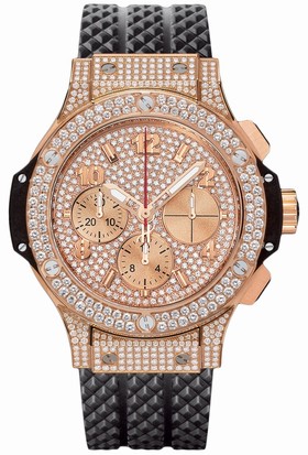 Hublot Big Bang Gold 41mm Dial Diamods Automatic Men's Watch 341.PX.9010.RX.1704