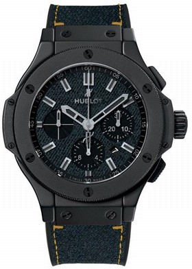Hublot Big Bang Jeans Dial Black Blue Denim Men's Watch 301.CI.2770.NR.JEANS14