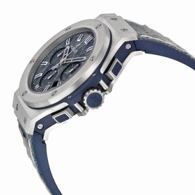 Hublot Big Bang Jeans Steel Blue Dial Chronograph Limited Edition Men's Watch 301.SL.2770.NR.JEANS