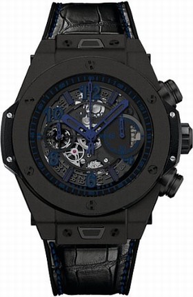 Hublot Big Bang King Blue Black Ceramic Dial Black Automatic Men's Sports Watch 411.CI.1190.LR.ABB14