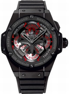 Hublot Big Bang King Power Unico GMT Skeleton Dial Ceramic Men's Watch 771.CI.1170.RX