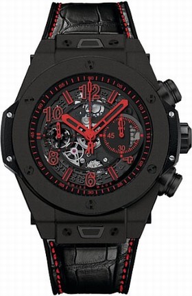 Hublot Big Bang King Red Black Ceramic Dial Black Ceramic Men's Sports Watch 411.CI.1190.LR.ABR14