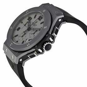 Hublot Big Bang Matte Grey Dial Black Silicon Strap Men's Watch 301AI460RX