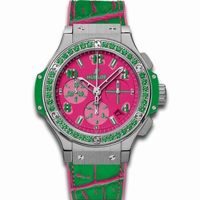 Hublot Big Bang Pop Art Mat Dark Rose Dial Chronograph Limited Edition Ladies Watch 341.SG.7379.LR.1222.POP15