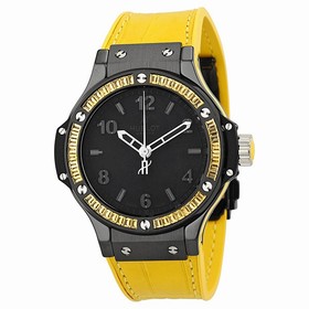 Hublot Big Bang Tutti Frutti Black Dial Ceramic Rubber Yellow Sapphire Unisex