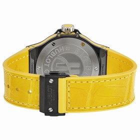 Hublot Big Bang Tutti Frutti Black Dial Ceramic Rubber Yellow Sapphire Unisex