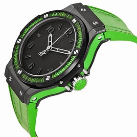 Hublot Big Bang Tutti Frutti Black Dial Green Strap Ladies Watch 361CG1110LR1922