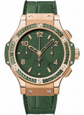 Hublot Big Bang Tutti Frutti Green Dial 18kt Rose Gold Unisex Watch 341PV5290LR1917