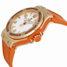 Hublot Big Bang Tutti Frutti White Dial 18kt Rose Gold Unisex Watch 361.PO.2010.