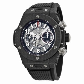 Hublot Big Bang Unico Carbon Automatic Skeletal Dial Men's Watch 411.QX.1170.RX
