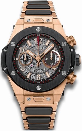 Hublot Big Bang UNICO Skeleton Dial 18k Rose Gold Chronograph Men's Watch 411.OM.1180.OM