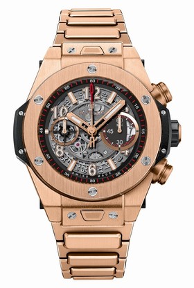Hublot Big Bang UNICO Skeleton Dial 18k Rose Gold Men's Watch 411.OX.1180.OX