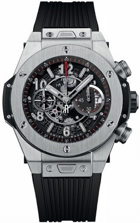 Hublot Big Bang Unico Titanium Black Dial Grey Skeleton Automatic Men's Sports Watch 411.NX.1170.RX.1104