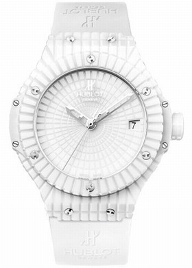 Hublot Big Bang White Caviar Ceramic Men's Watch 346.HX.2800.RW