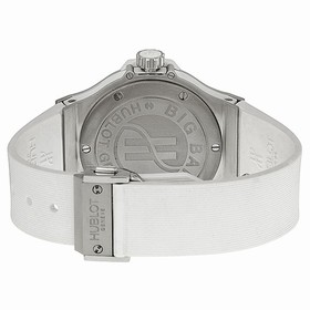 Hublot Big Bang White Dial Diamond Bezel White Rubber Unisex Watch 361.SE.2010.RW.1104