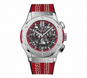 Hublot Classic Fusion Aerofusion Cricket World Cup 2015 Skeleton Dial Titanium Men's Watch 525.NX.0139.VR.WCC15