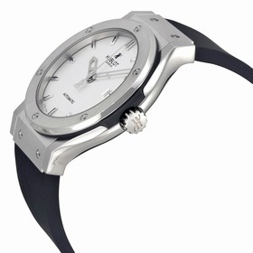 Hublot Classic Fusion Automatic White Dial Rubber Strap Men Watch 542.NX.2610.RX